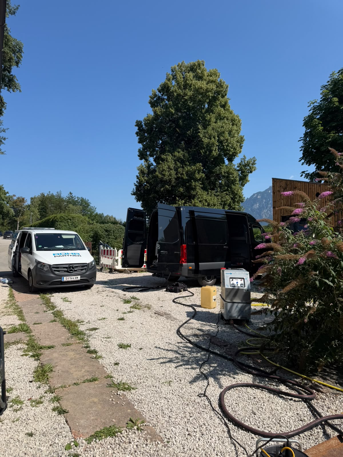 Rohrpartner bei einem Kanaleinsatz in Salzburg